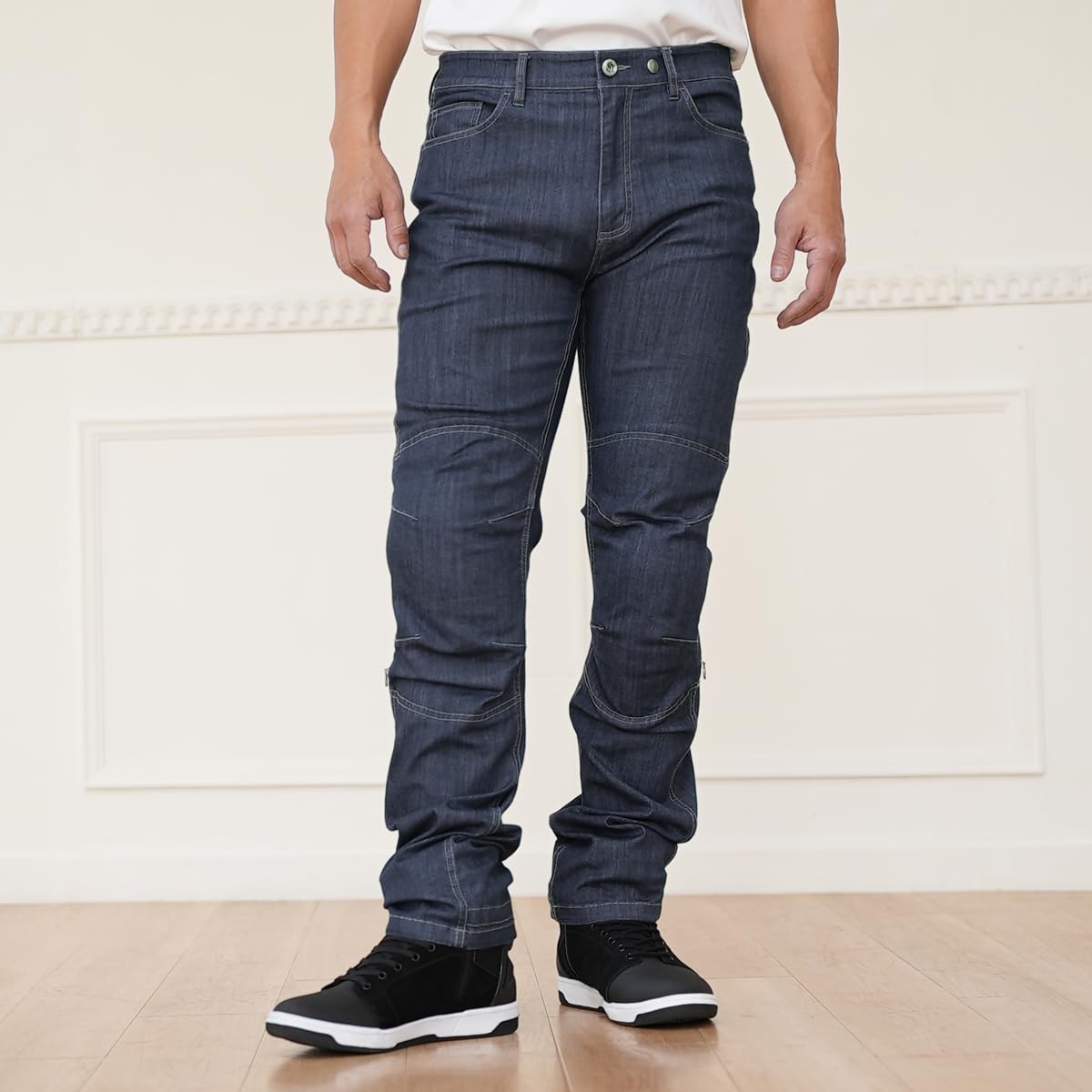 

Мотоциклетные джинсы Enigma 2025, модель Cool и CE Deep, размер L, весна, лето, осень, 07-756-EN EN-001, протектор, стрейч, индиго,