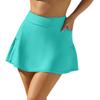 CHARMLEAKS Women Swim Skirt Short with Side Pockets Bathing Suit High Waist Swimsuit Bottom