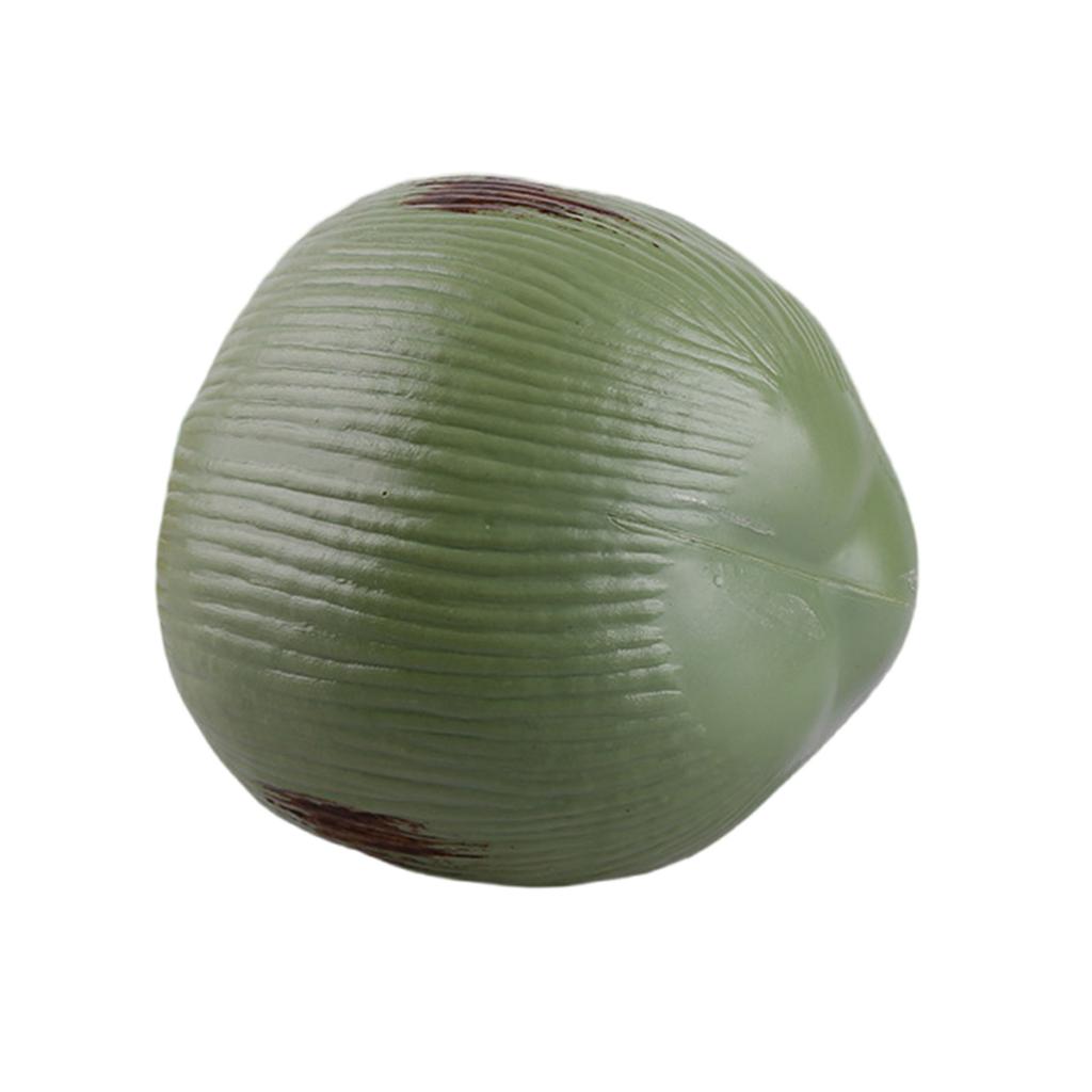Realistic Artificial Coconut Accent Versatile Synthetic Coconut Model for Photography Props and Exhibition Displays