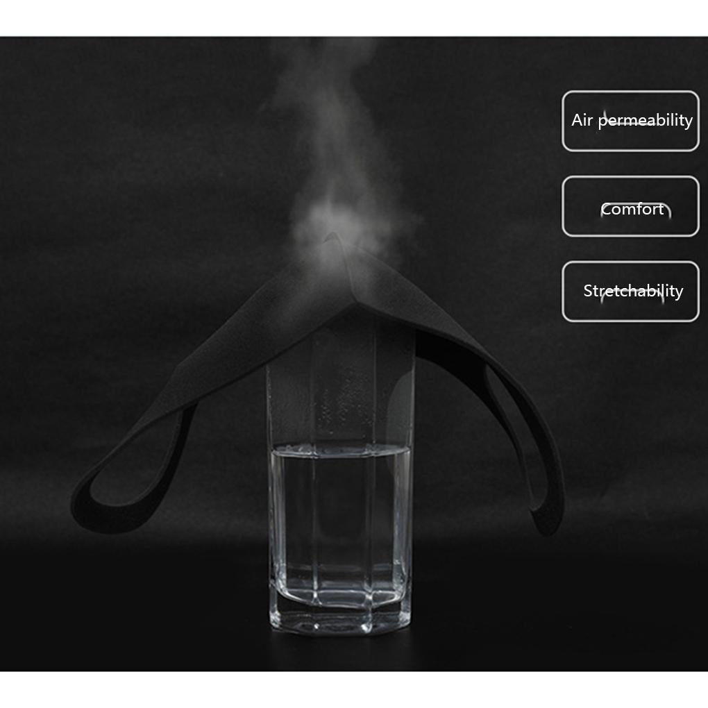 3-Layer Sponge Mask Anti-dust Anti-saliva Mouth-mask Reusable Unisex Mouth Pink