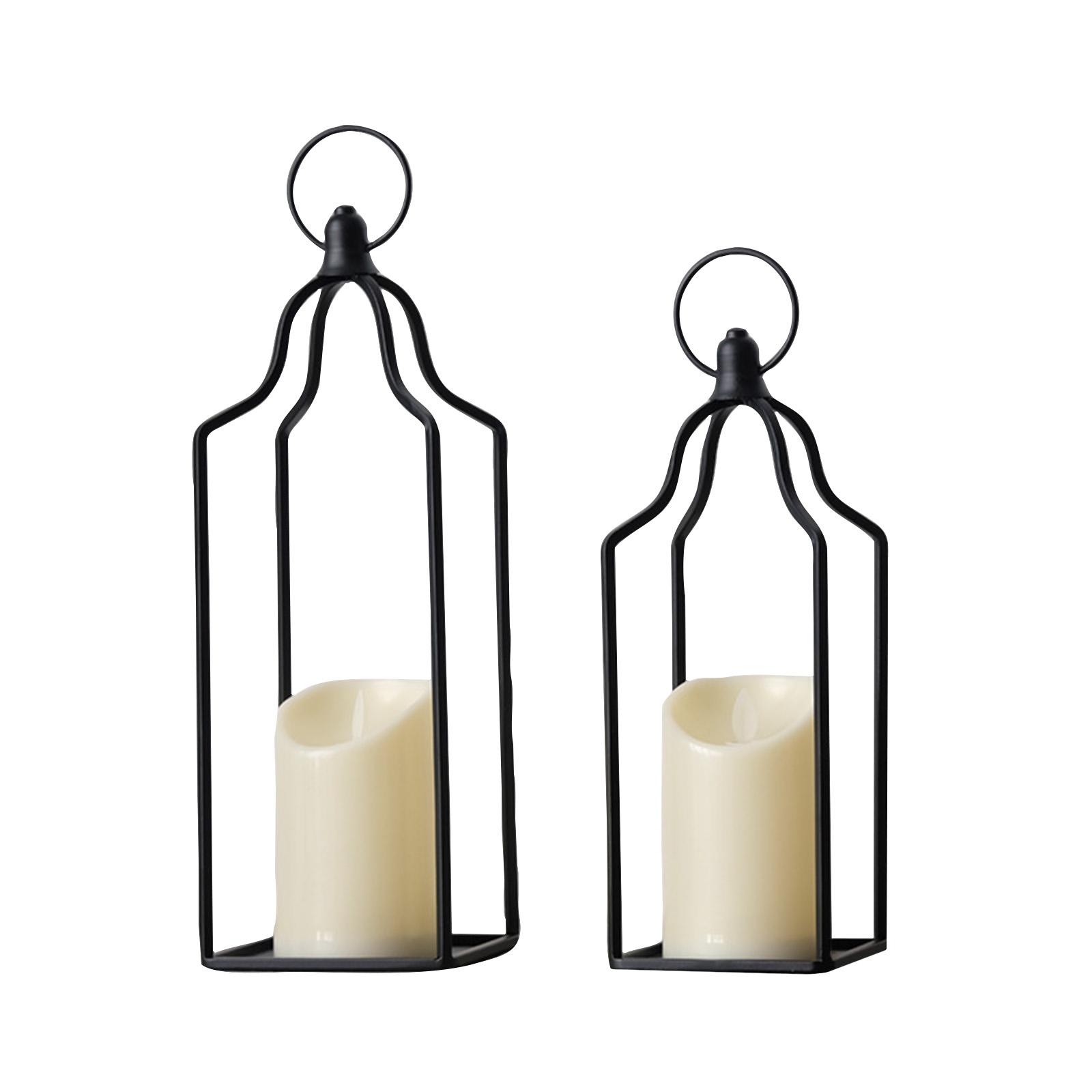 

Electronic Candle Lamps Decorate Candlesticks And Electronic Candles, Metal Candle In The Living Room, Dining Table, Cape, Fireplace One Size белый