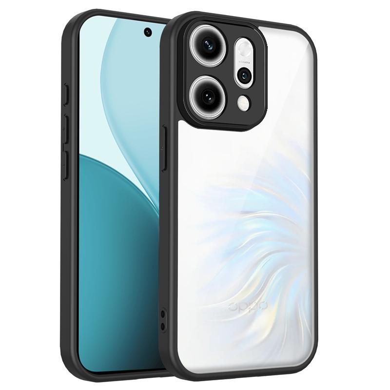 Transparent Silicone Case For Oppo Reno 14 Reno14 14F 13 13F F FS 12 12F 11 10 11F Pro PC Back TPU Bumper Shockproof Phone Cover