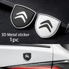 3D Metal Chrome Car Body Decoration Badge Emblem (1PCS): Custom Sticker for Citroen C1/C3/C4 Grand Picasso/C4L/C5/C6/VTS Styling