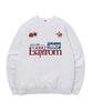 ESCAPEFROM Escf Sports Print Sweatshirt White Melange