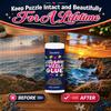 Puzzle Glue 200ml Quick Drying Clear Sealer with Applicator for Jigsaw Puzzles Painting Photo Fabric Art Craft Preservation