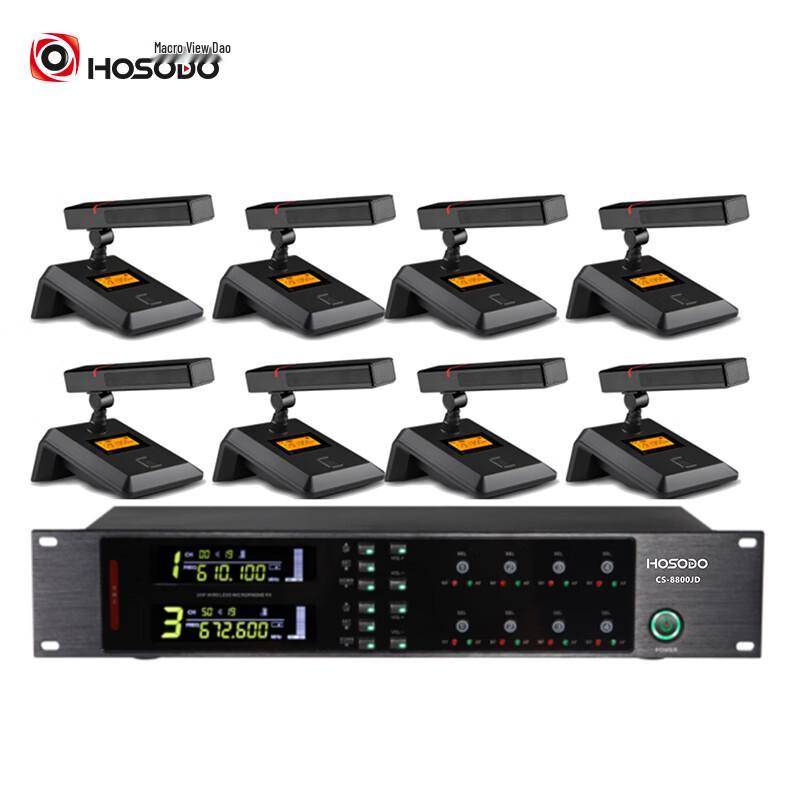 

Hongshidao CS-8800JD Wireless 1-to-8 Omnidirectional Video Conference Microphone (CN version)