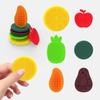 6pieces Sensory Stones For Kids Textured Pad Toy For Stress Relief And Attention Great For Classroom Teaching Purpose