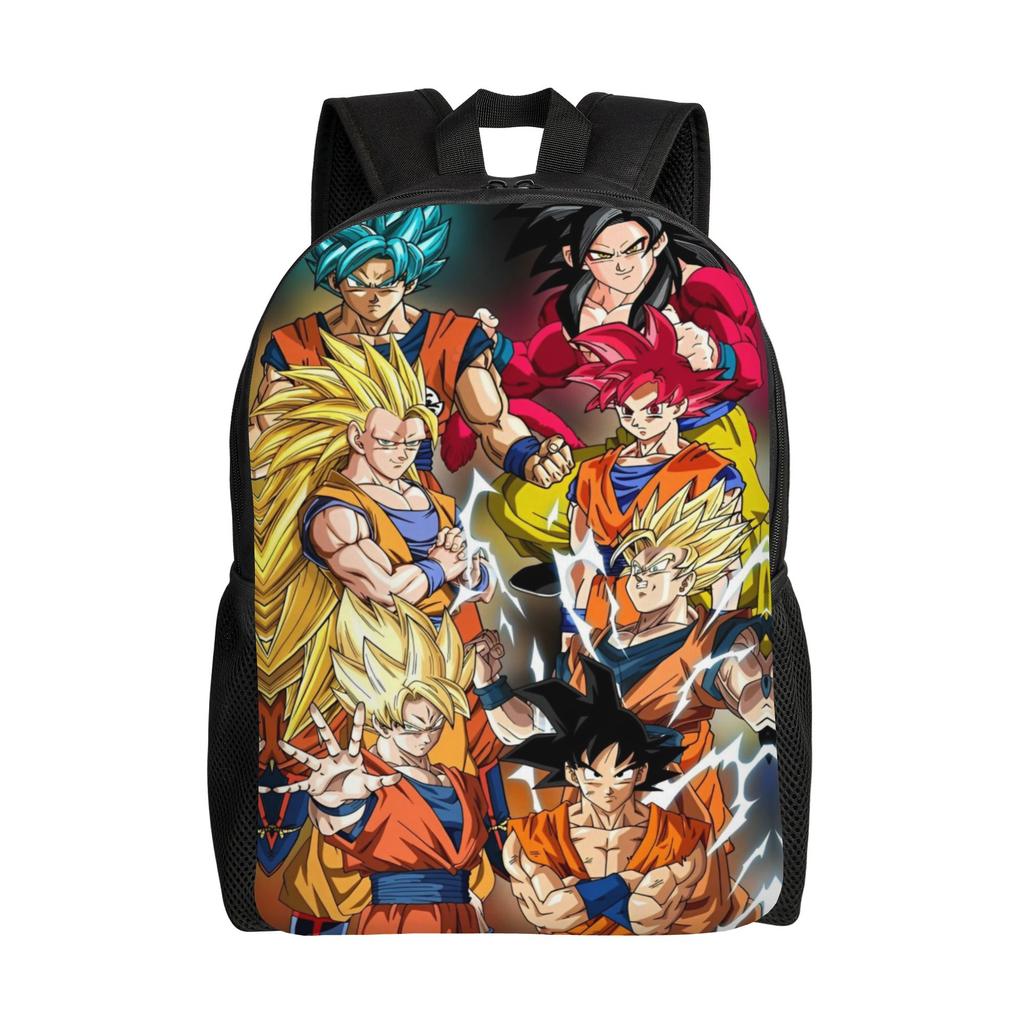 Dragon Ball Black Goku Backpack for Men Women Fashion High School Work Daypack  Laptop Shoulder Bag Outdoor
