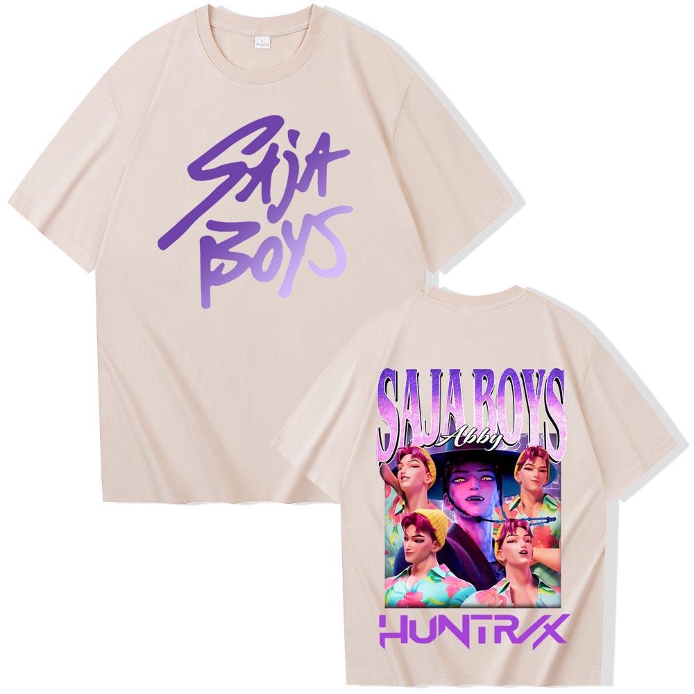 Abby Saja Boys K-pop Demon Hunters Shirt Summer Graphic Shirts Fan Gift