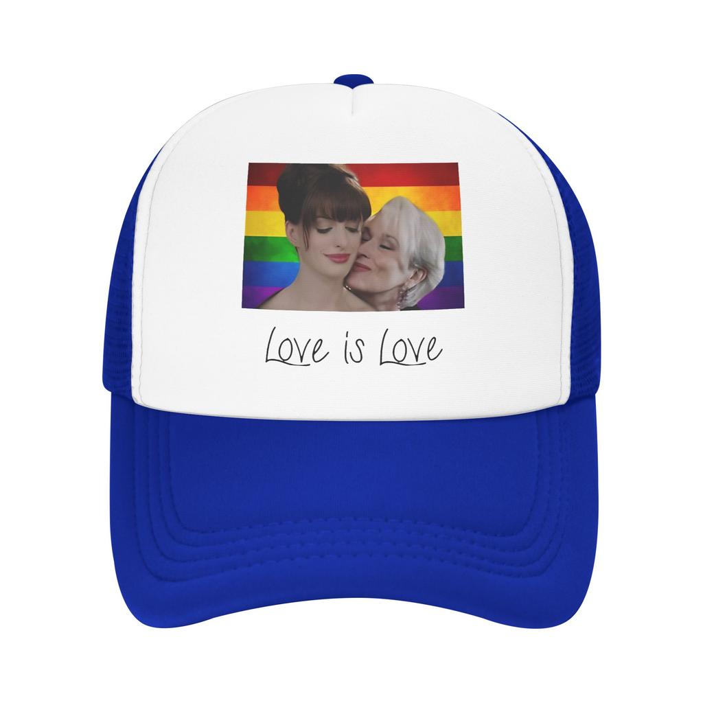 Summer Sun Hats Love Is Love Miranda PriestlyAndrea Sachs Baseball Cap Summer  Trendy Outdoor Sport Trucker Hat