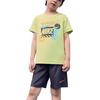 Nike Letter Logo Print Round Neck Short Sleeve T-Shirt Straight Leg Shorts Casual Sports Set Kids Sets FQ0541-015