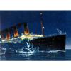 Das Boot in Titanic Schiff Schiffswrack Klassischer Film Leinwandmalerei Poster und Druck Wandkunst Bild für Wohnzimmer Heimdekor