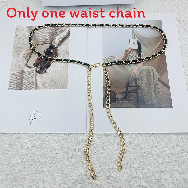 

Women Metal Waist Chain With Weaving Detail Design For Women золотой