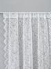 1PC Weiß Vintage Floral Luxus Spitze Sheer Vorhänge für Wohnzimmer Schlafzimmer Land Tüll Bauernhaus Fenster Panel