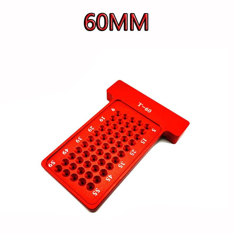 60-500MM Precision Marking T-Ruler Aluminum Alloy Woodworking Scribe Marking Gauge Deluxe Crossed-out Hole Scribing Ruler