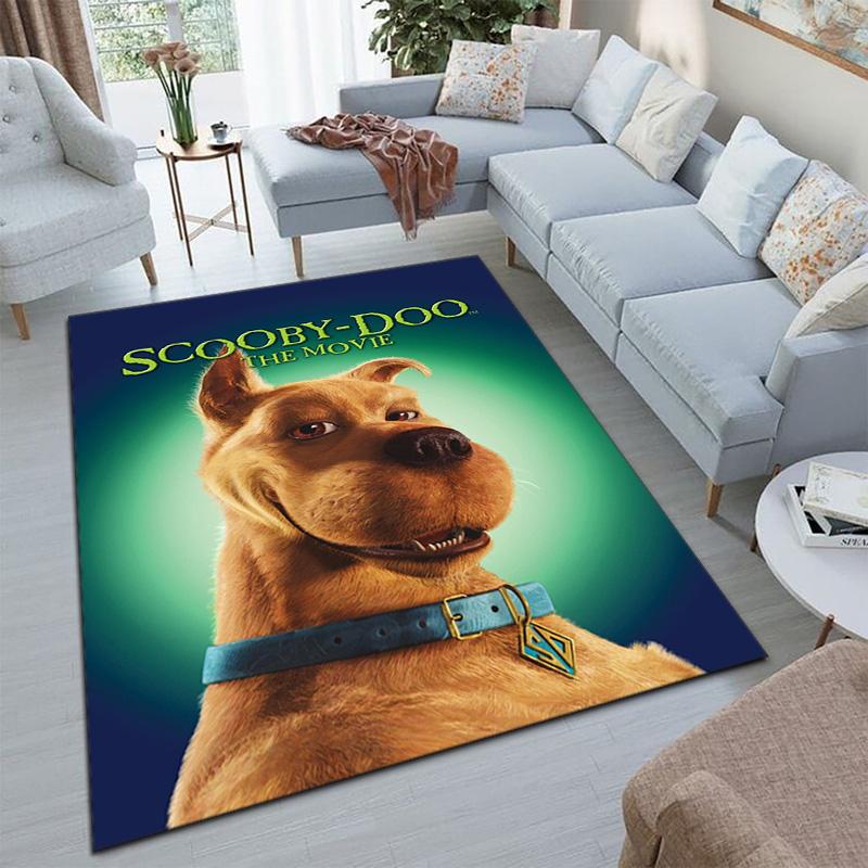 Halloween cartoon comedy adventure movie Scooby-Doo carpet is suitable for living room and bedroom doormats office balcony decorative carpet V14