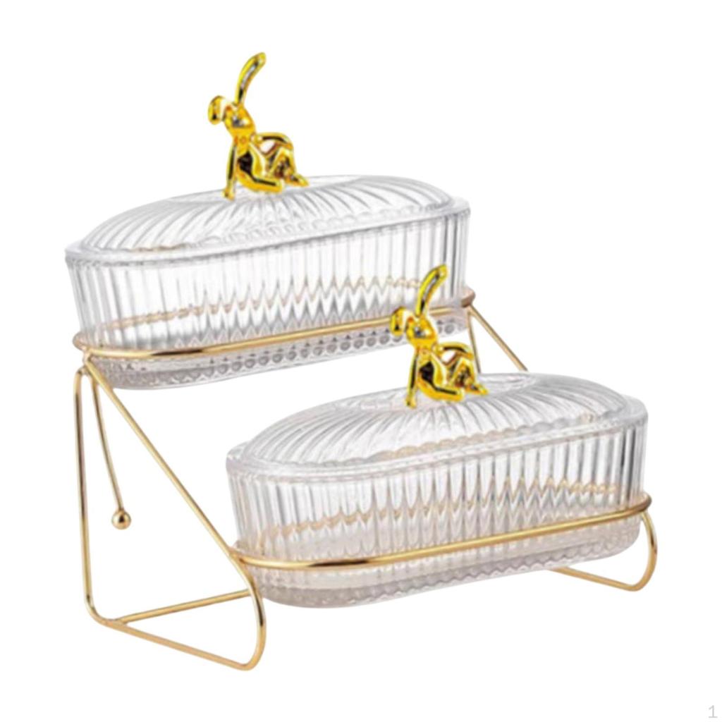 Dried Fruit Plate Snack Plates Appetizer Tray Food Storage for Fruits