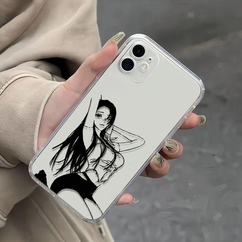 Sexy Girl Soft Clear Phone Case For Iphone 16 15 14 13 12 11 Pro Max Cover For Iphone 16 Plus X XS Max XR 7 8 16E Case Cover