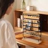 Earrings Organizer Stand Earring Holder Display Stand with 120 Holes 6 Tiers Jewelry Organizers Rack with Wood Base Gift