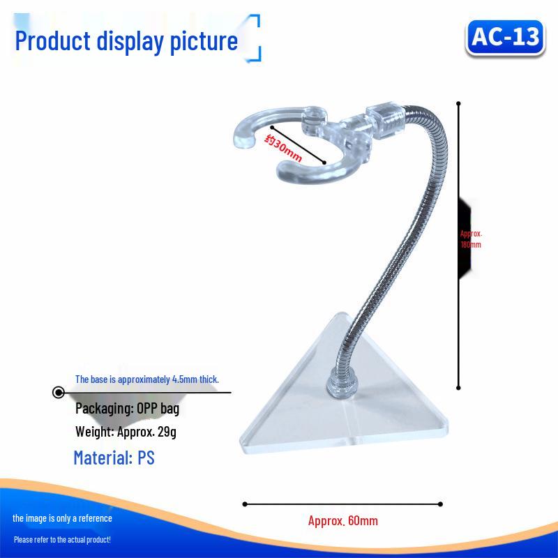 Magnetic Snake Bone BJD Gundam Stand with Flexible Base and Interface
