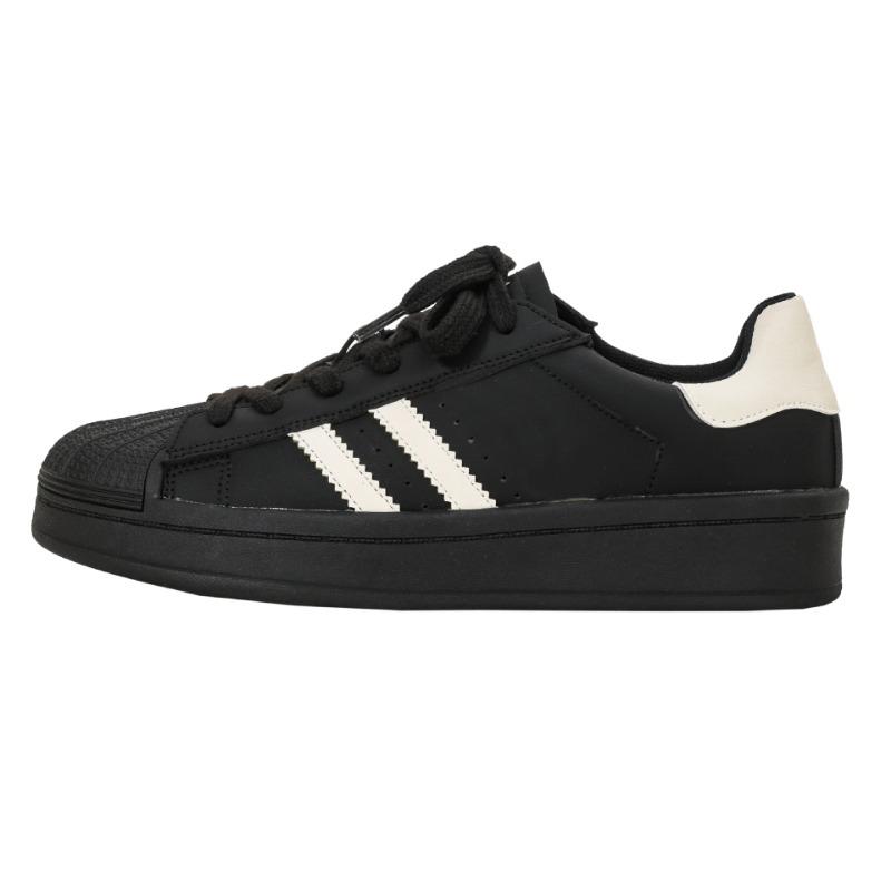 Little White Shoes Spring Women's New Shell Head Versatile Casual Shoes Little White Shoes Women's Shoes