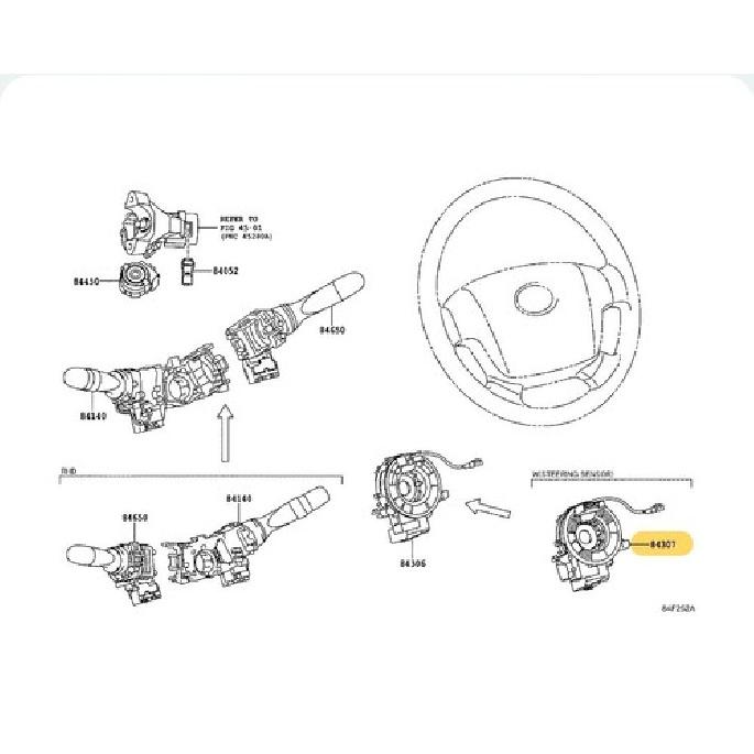 Isumo Pružinový spirálový kabel 84306-60220 Pasuje na LAND CRUISER GRJ71 1984-2015