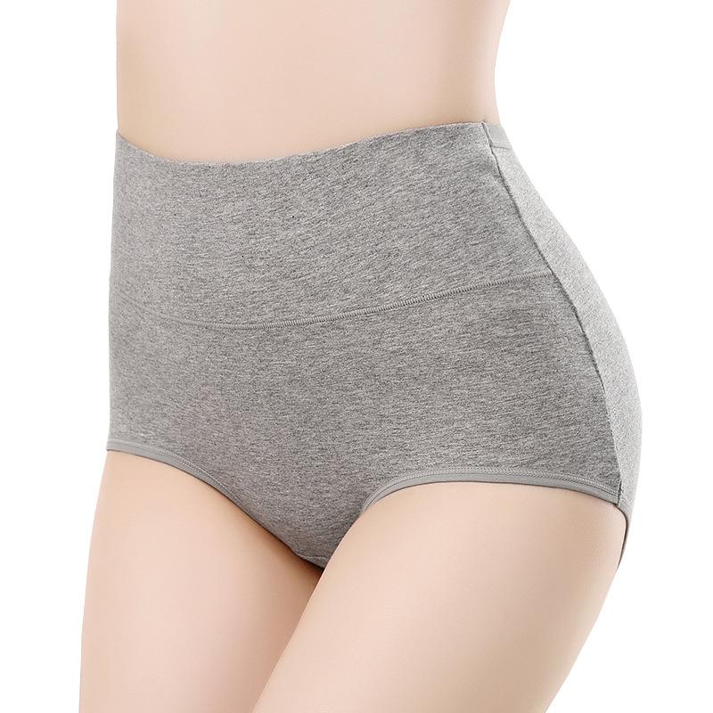 Large Size High Waist Underwear Pure Cotton Women'S Belly Women'S Underwear Cotton Hip Lift Women'S Underwear