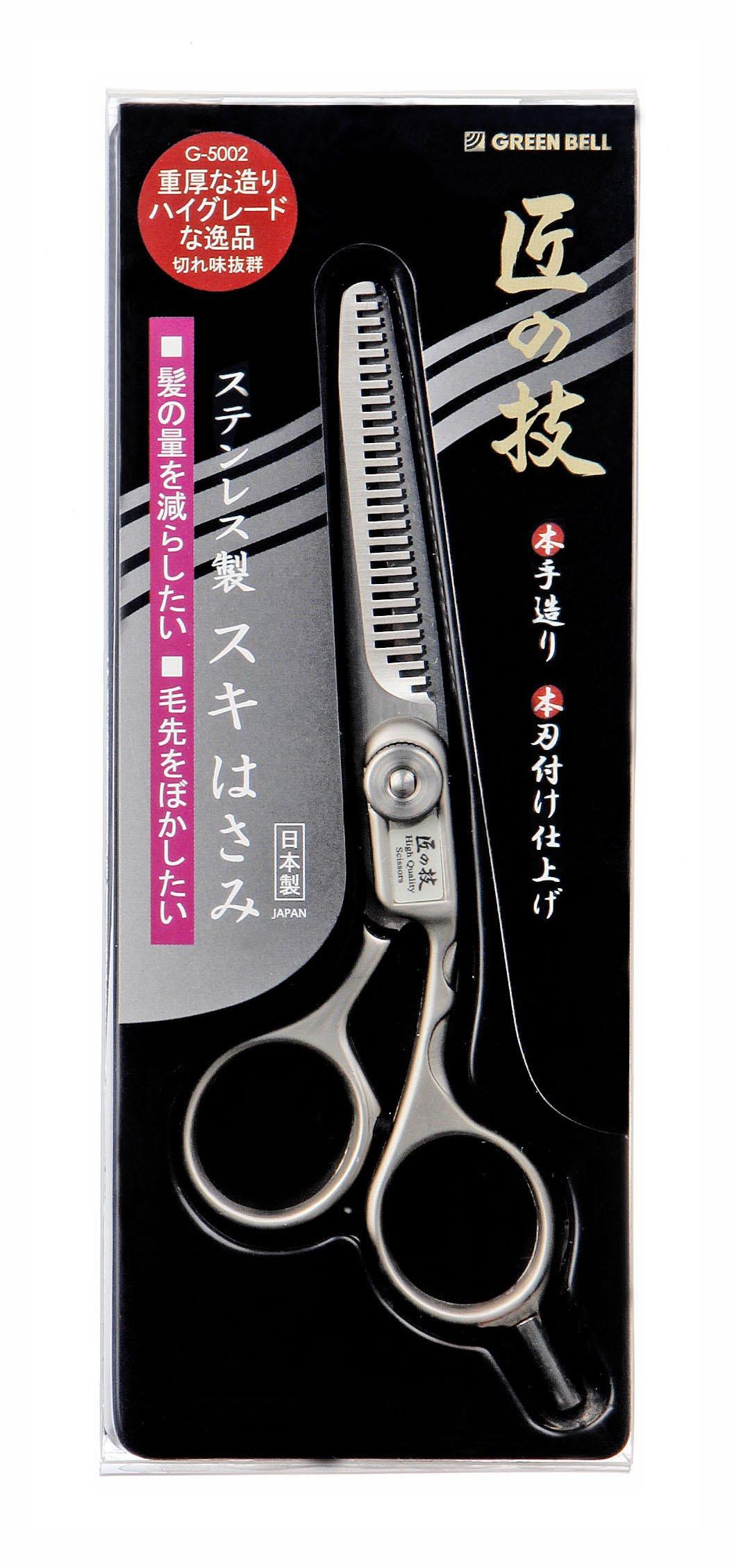 

Master craftsmanship Stainless steel thinning scissors G-5002 зелёный