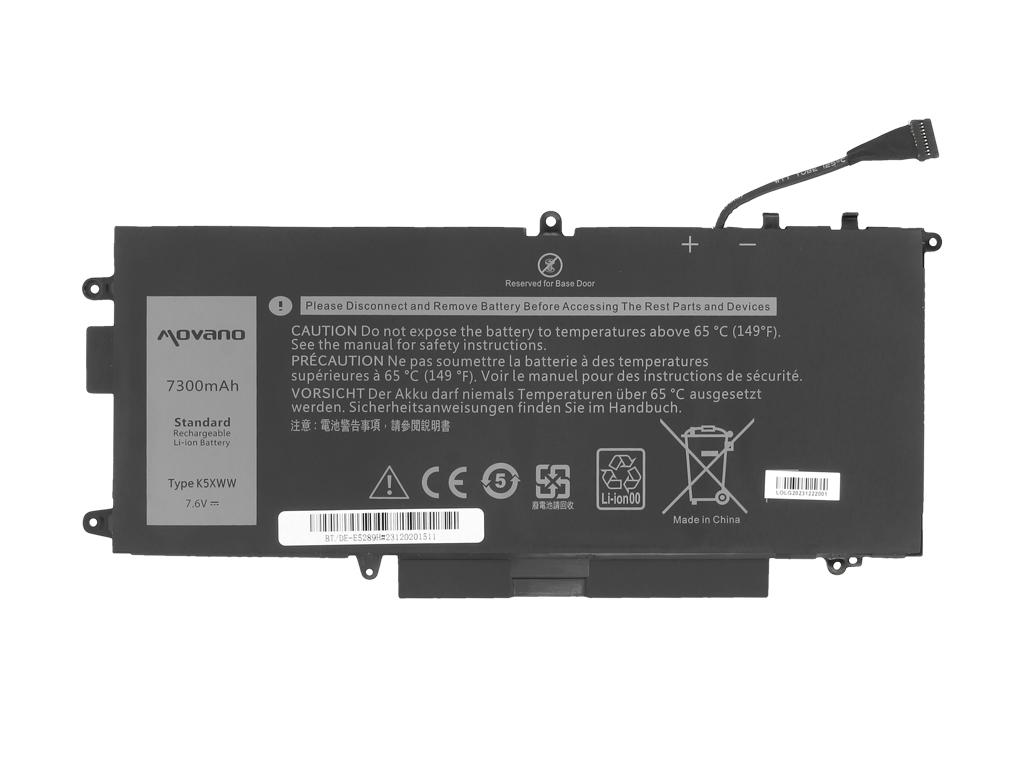 K5XWW Battery for Dell Latitude 5289 7390 2-in-1 - 7300mAh