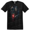 Grim Reaper Holding Bloody Heart Graphic Design T Shirt Creepy Art Tee