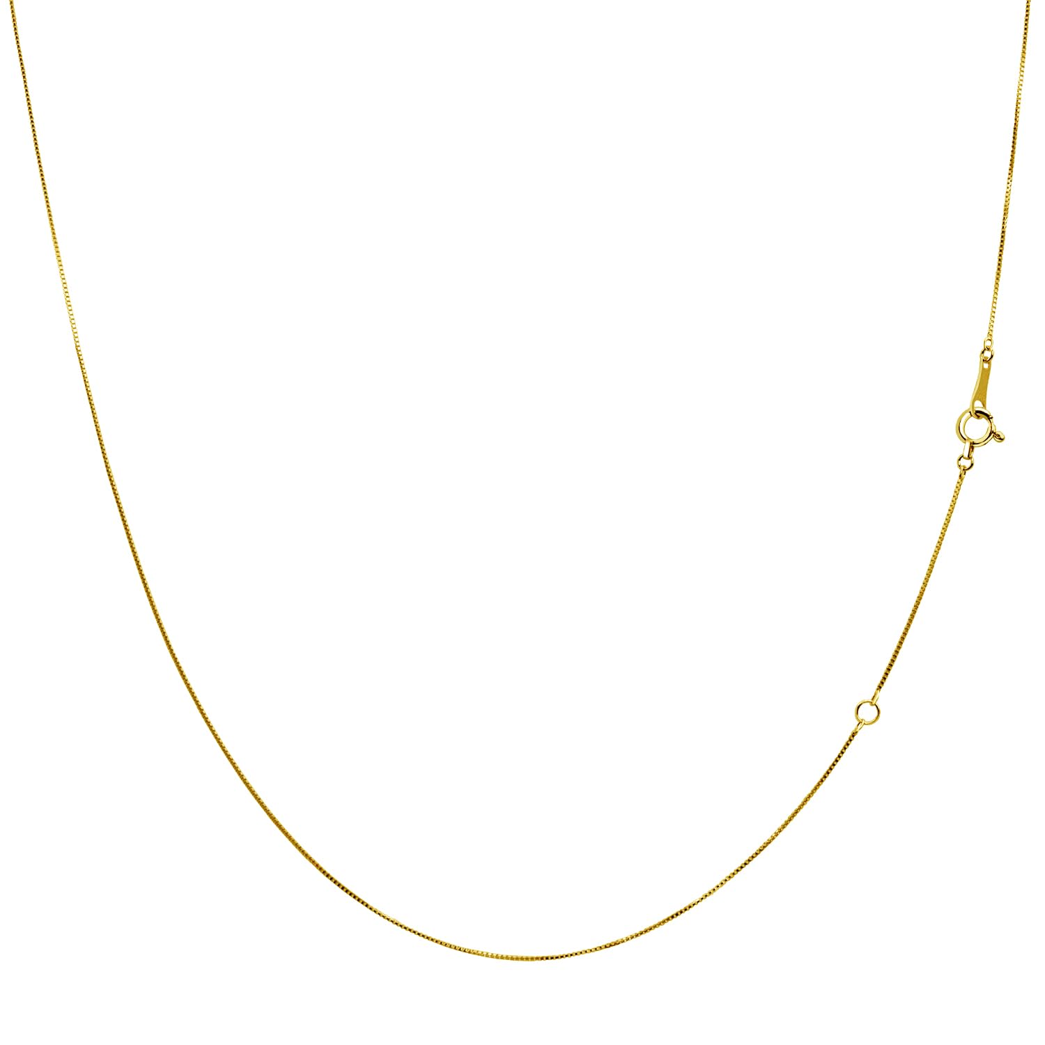 

Necklace Chain Venetian Width Gold 18K K18 Length 50cm Weight [Lara Christie] approx. 0.5mm approx. 1.23g lc97-0077-yg-05-50