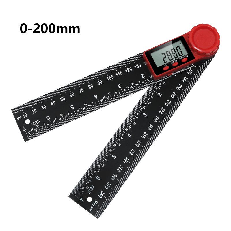 200Mm/300Mm Digital Angle Finder Ruler Protractor Inclinometer Electron Goniometer Angle Length Measuring Tool 200mm