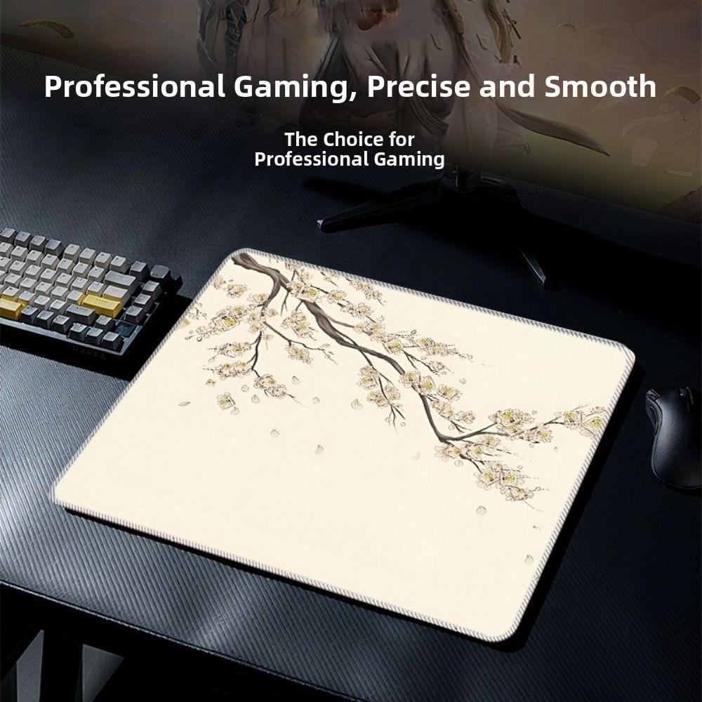 New Cherry Blossoms Gaming Mouse Pad Non-slip Japanese Style Computer Desk Mat Rubber Waterproof Office Mouse Pad Desktop Decor