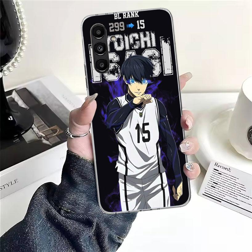 Blue Lock Isagi Yoichi Phone Case For Samsung Galaxy A13 A14 A15 A16 A17 A53 A54 A55 A56 A57 A33 A34 A35 A36 A37 A23 A24 A25 A26