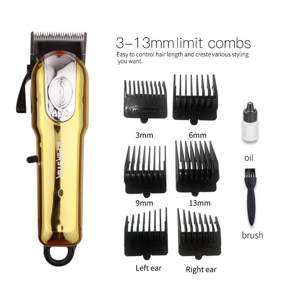 Barber Shop Retro Engraved Electric Hair Clipper & Trimmer