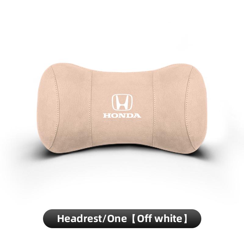 UNYDV1 Poggiatesta in Camoscio per Auto Traspirante Cuscino per Collo in Memory Foam per Honda Odyssey Vezel CRZ 5a Serie CRX Pilot Civic FIT CRV Accord HRV Stepwgn