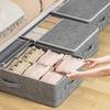 Underbed Storage Bag Moisture-Proof Clothing Storage Foldable Dustproof and  Widening and Thickening Handle Home Organizer Bags