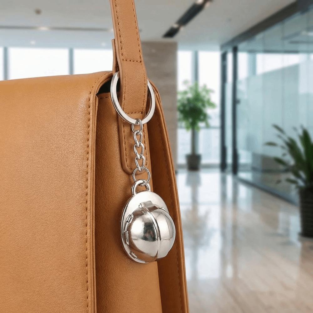 Key Ring Funny Safety Helmet Keychain Creative Friendship Hard Hat Pendant Mini Ornaments Bag Hanging Gifts