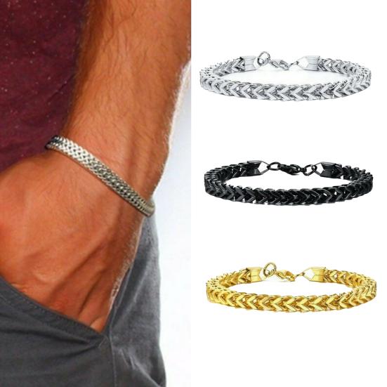 

Прохладный браслет, ювелирные изделия, удобное ношение, украшение из титановой стали серебряный