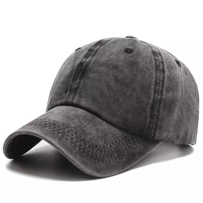 Baseball Cap Outdoor Hat Summer Washed Cotton Peaked Cap