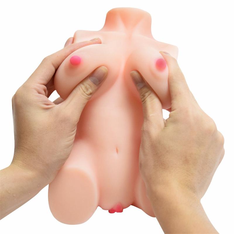 Male Inverted Model Real Yin Two-point Masturbator Upper and Lower Body Butt Buttocks Leg Model Entity Doll