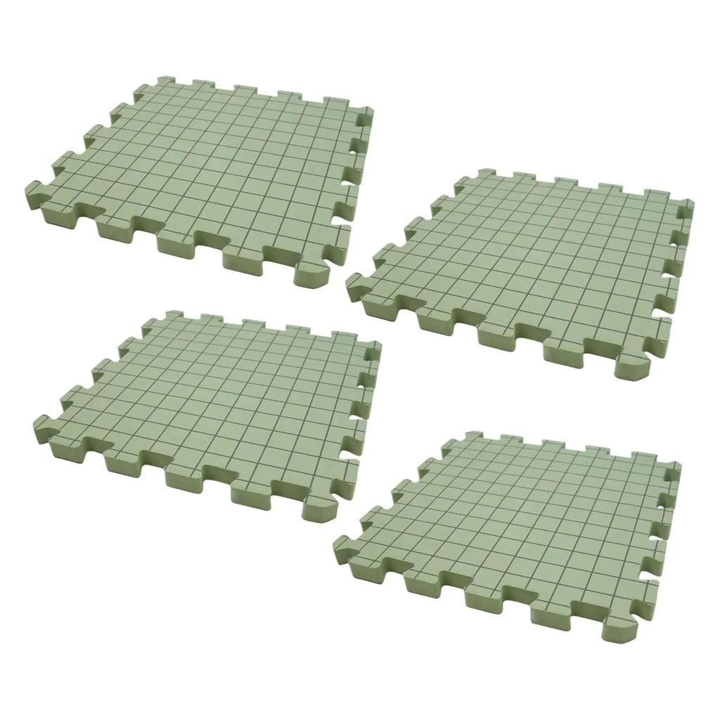 Knitting Blocking Foam Mats Extension Kit Thick Precise Blocking Board For T-Pins DIY Knitting Crochet Grandma Grid Flower Slice