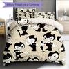 Bendy Pattern Bedding Home Decoration Birthday Gift (1 * Duvet Cover + 2 * Pillowcase, Without Core)