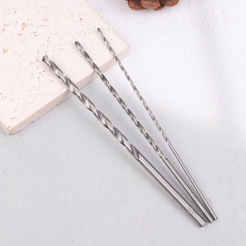 5Pcs 2mm 3mm 3.5mm 4mm 5mm Twist Drill Bit Kit For Wood Plastic Alloy Metal Woodworking Deep Hole Drilling