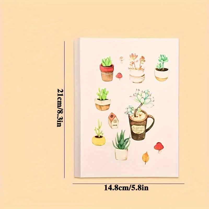 30 folhas de papel aquarela, 5,8*8,3 polegadas, 140 lb/300 GSM, papel aquarela branco para pintura, desenho, diário de arte, qualidade de artista profissional