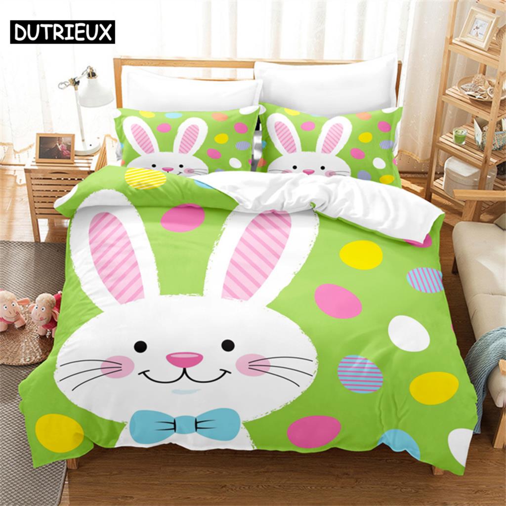 Cute Cartoon Animals Queen Bedding Set Duvet Cover Set Bedding Digital Printing Bed Linen King Size Duvet Cover Set Bedding Set