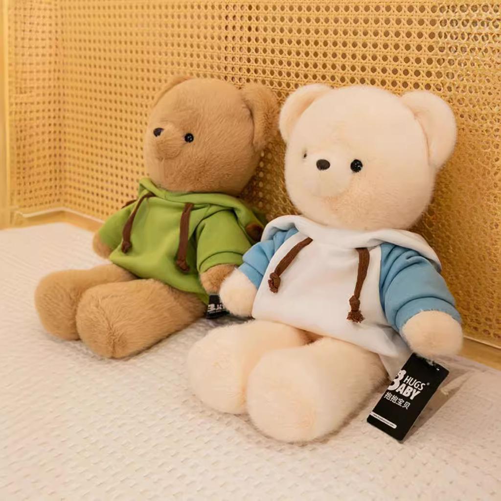 Internet Celebrity Sweater Bear Teddy Bear Plush Toy Birthday Wedding Doll Children Gift Qixi Festival