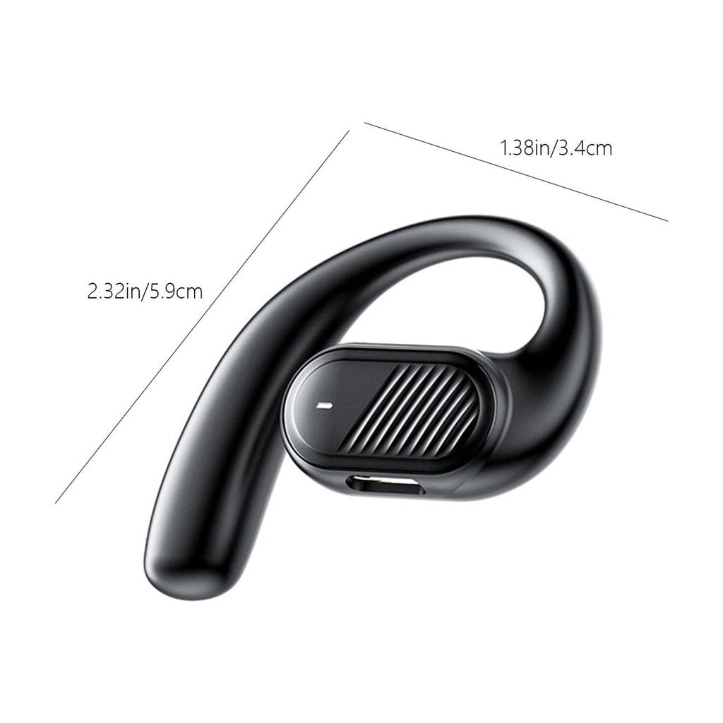 Słuchawki douszne Clip On True Wireless 5.4 BT Ear Clip Earbuds Słuchawki z przewodnictwem kostnym Odporne na pot HiFi Stereo Call Sports Zaczepy na uszy