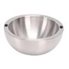 304 Stainless Steel Mixing Bowl Double Layer Insulated Salad Bowl with 2 Water Injection Holes Fruit Bowl for Kitchen
