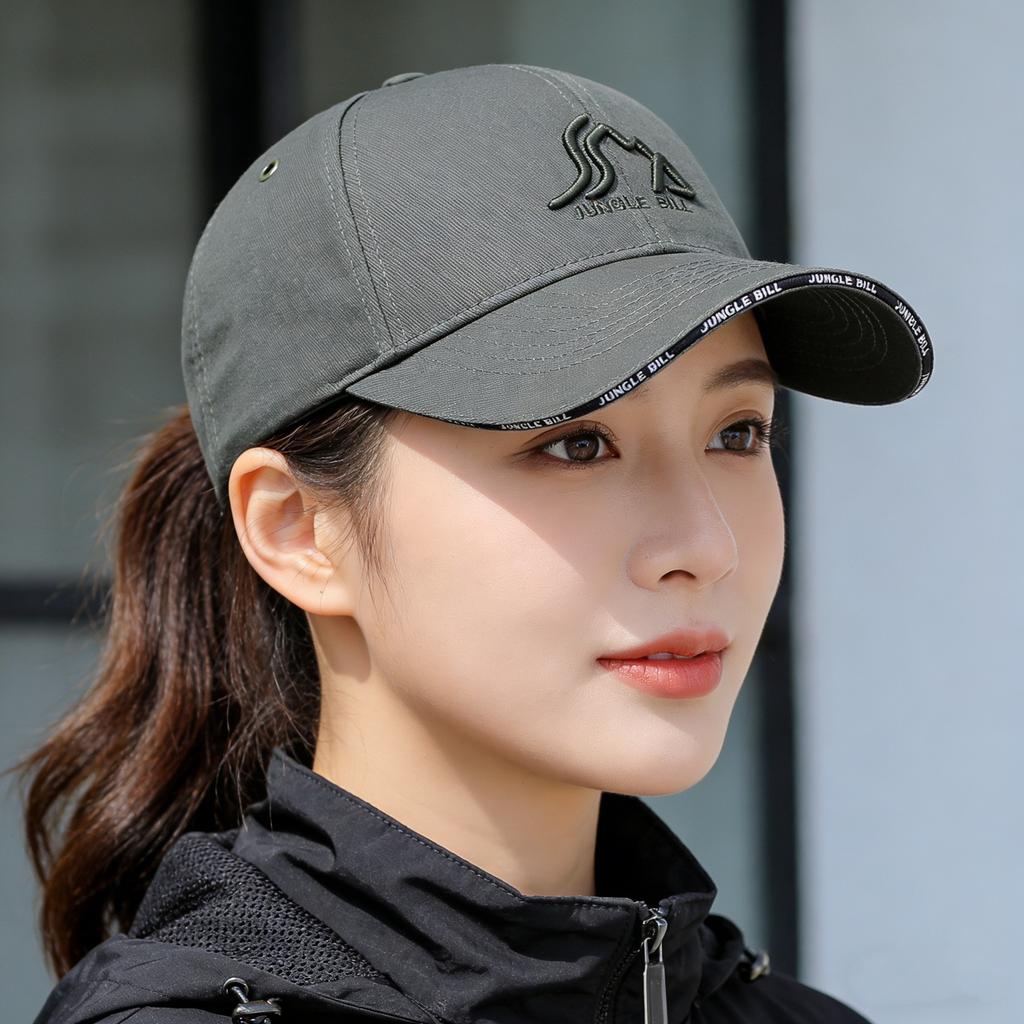 High-quality hard top embroidered baseball cap for men and women, hard top six-panel sandwich with copper eyelets, visor cap
